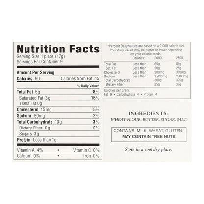 Walkers Pure Butter Round Shortbread Cookies (Pack of 12) - 5.3 Oz.