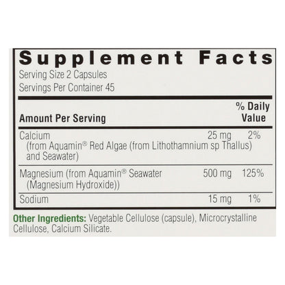 Nature's Answer Plant-Based Magnesium Supplement for Optimal Health (90 Capsules)