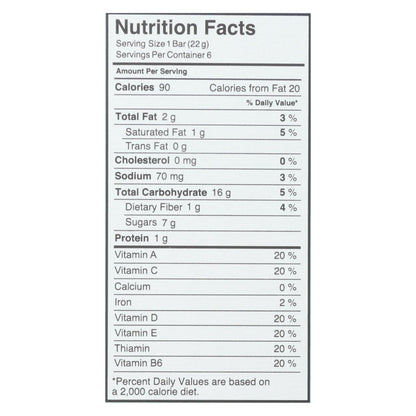 Made Good Crispy Squares Vanilla 4.68 Oz., Pack of 6