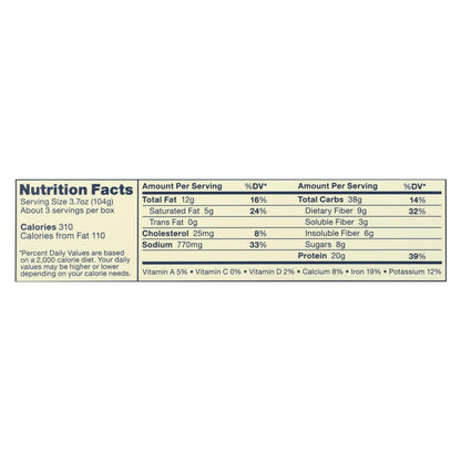 Banza Chickpea Mac and Cheese, Cheddar, 11 Oz. (Pack of 6)