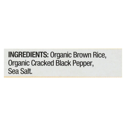 Lundberg Family Farms Black Pepper Organic Thin Rice Cakes, 6 Oz (Pack of 6)