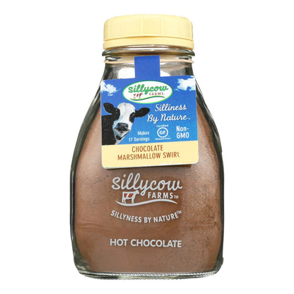 Sillycow Farms Hot Chocolate with Marshmallow Swirl, Case of 6, 16.9 Oz