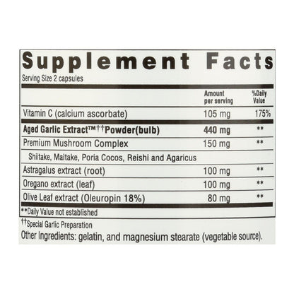 Kyolic Aged Garlic Extract Immune Booster - 100 Capsules