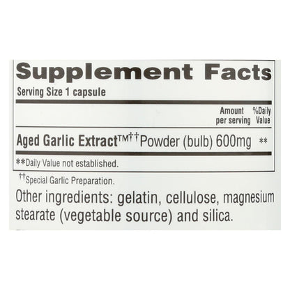 Cardiovascular Health Booster: Kyolic Aged Garlic Extract Cardiovascular Extra Strength (120 Capsules)
