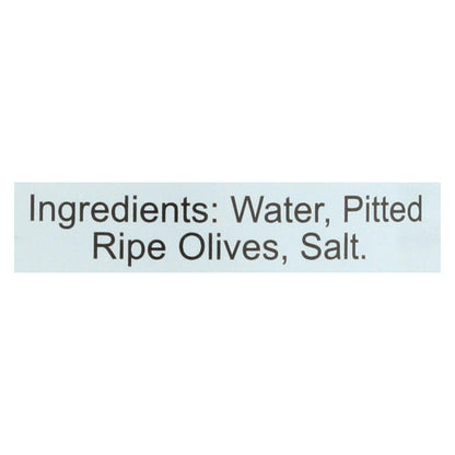Santa Barbara Olive Co. California Ripe Olives, Medium Pitted, Case of 12, 6 oz.
