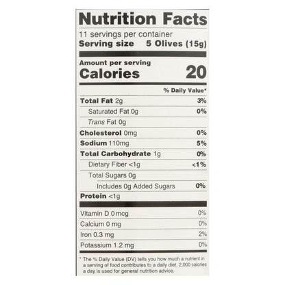 Santa Barbara Olive Co. California Ripe Olives, Medium Pitted, Case of 12, 6 oz.