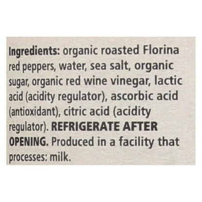 Divina Organic Fire-Roasted Sweet Peppers, 16.2 oz, Pack of 6