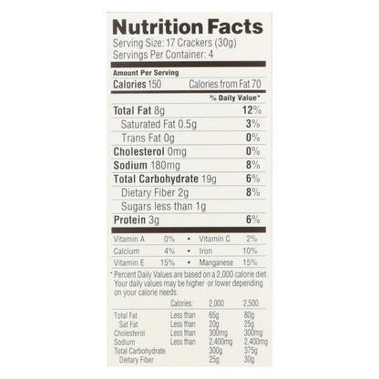 Simple Mills Cracked Black Pepper Almond Flour Crackers Case of 6 4.25 Oz