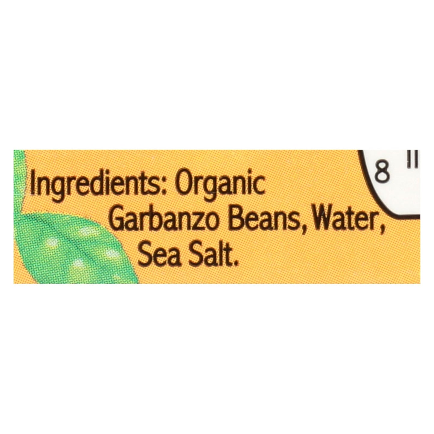 Jack's Quality Organic Garbanzo Beans - Low Sodium, Pack of 8, 13.4 Oz.