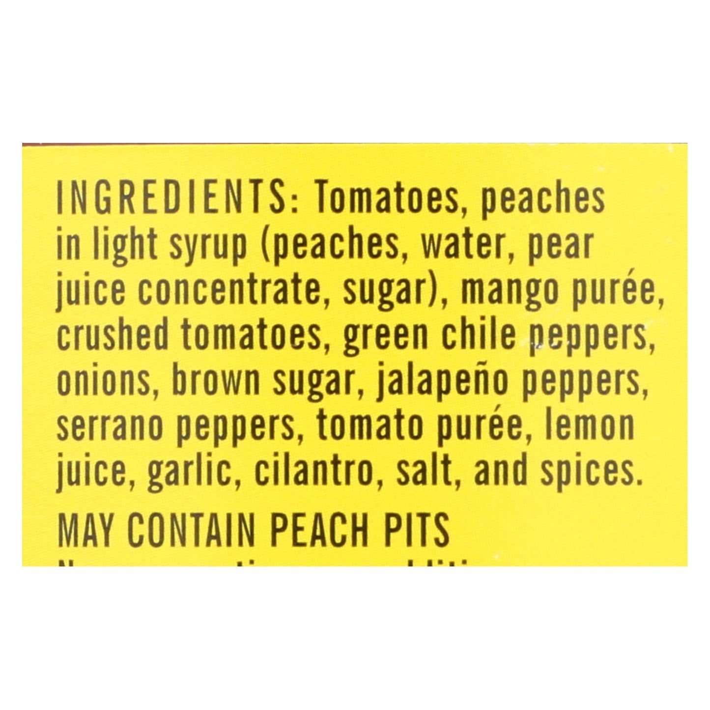 Desert Pepper Trading Medium Hot Peach Mango Salsa, Case of 6, 16 Oz. Each