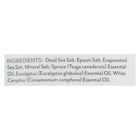 Soothing Touch Bath Salts: Eucalyptus & Spruce Tranquility - 32 Oz.
