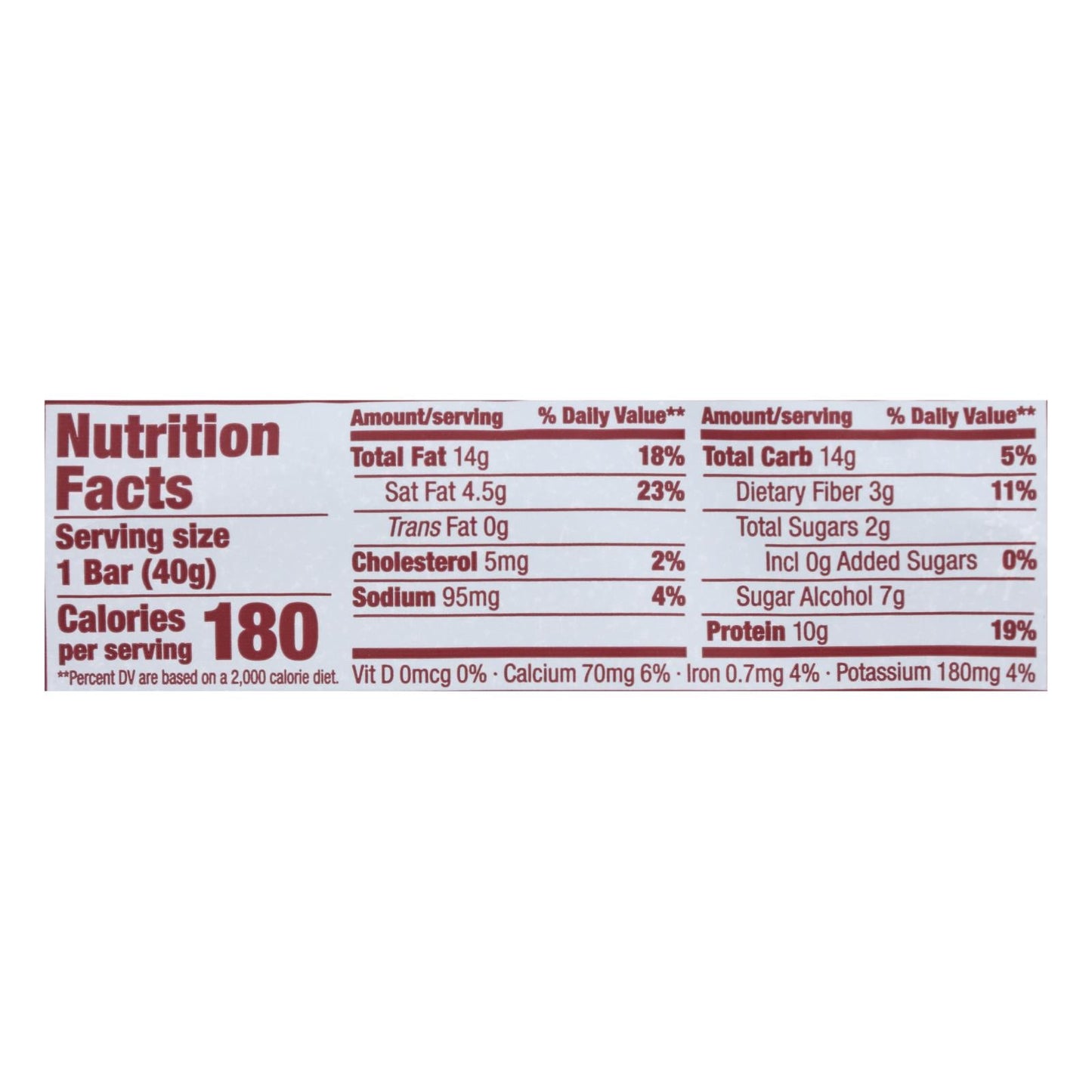 Thin Keto Protein Chocolate Peanut Pie Bars (Pack of 10 - 1.41 Oz.)