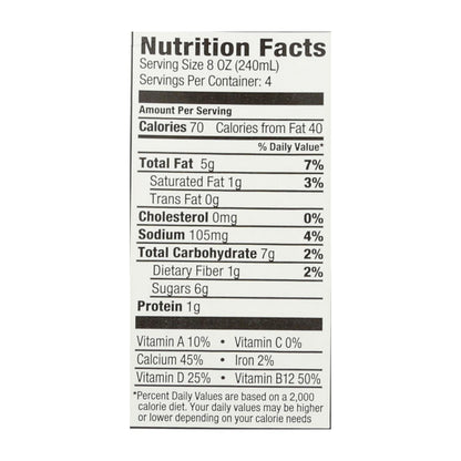 Milkadamia Original Plant Milk, 6 Pack of 32 Oz Cartons