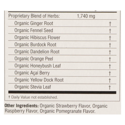 Yogi Berry Detox Herbal Tea, Caffeine Free (6 Packs of 16 Tea Bags Each)