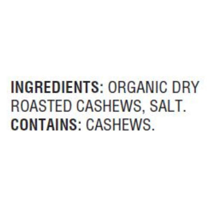 Woodstock Organic Whole Cashews, Dry Roasted & Salted, 7 oz