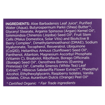 Andalou Naturals Age-Defying Hyaluronic DMAE Lift and Firm Cream, 1.7 Fl Oz