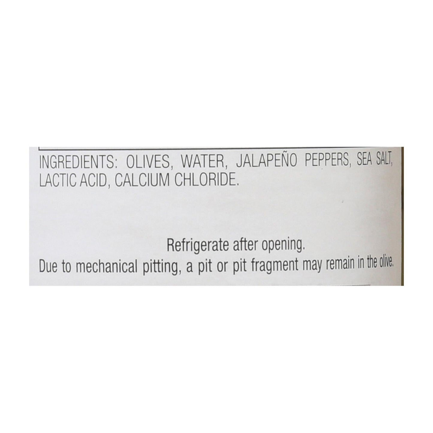 Jeff's Natural Jalapeno-Stuffed Olives, 7.5 oz, Case of 6