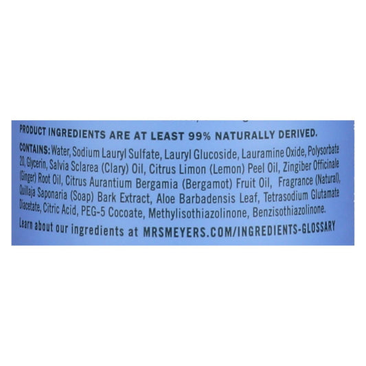 Mrs. Meyer's Clean Day Liquid Dish Soap Bluebell, Gentle on Hands, Fresh Scent (Pack of 6 - 16 Oz.)