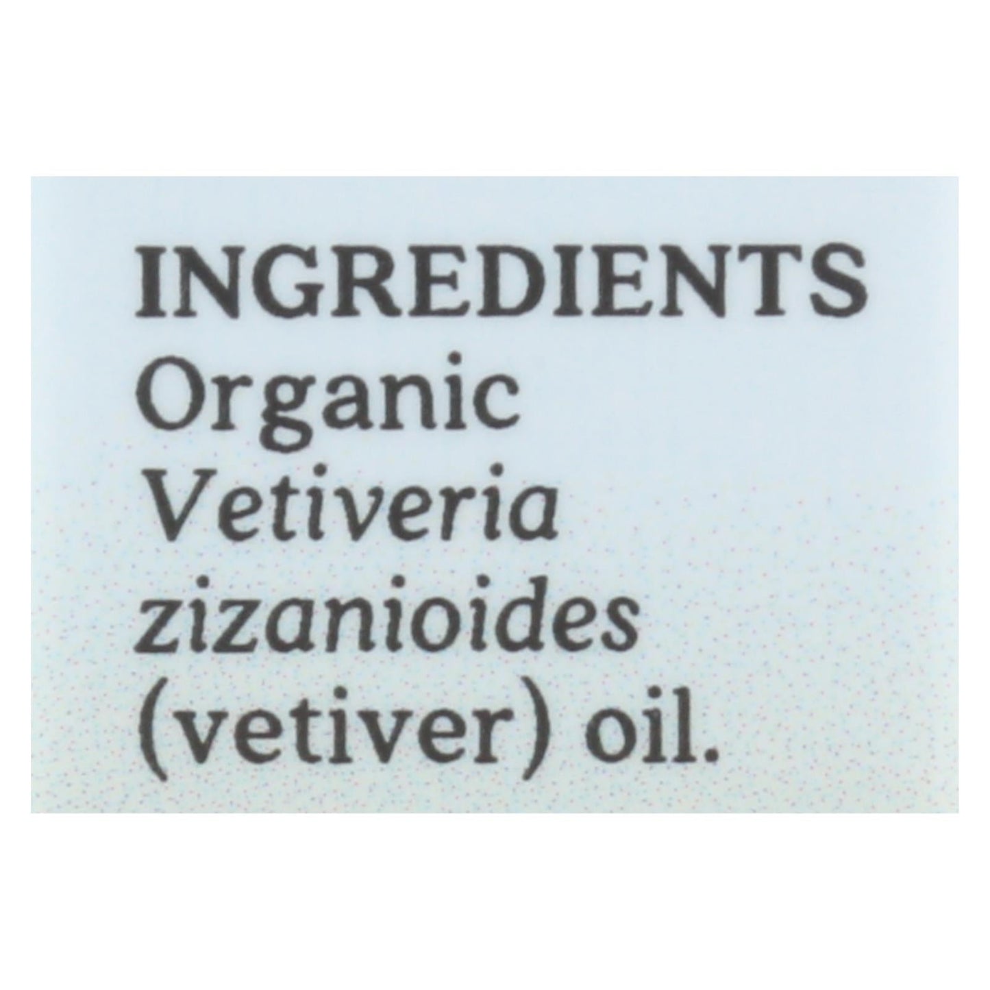 Aura Cacia Organic Vetiver Essential Oil - .25 Oz. for Relaxation and Stress Relief