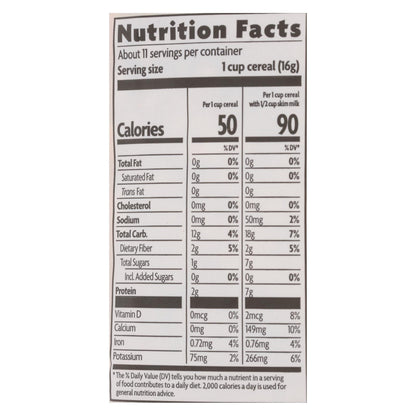 Nature's Path Organic Kamut Puffs Cereal, 6 Oz., Case of 12 – Whole Grain, Vegan, Non-GMO, Kosher