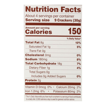 Simple Mills Garlic and Herb Seed Flour Crackers (4.25 Oz., Pack of 6)