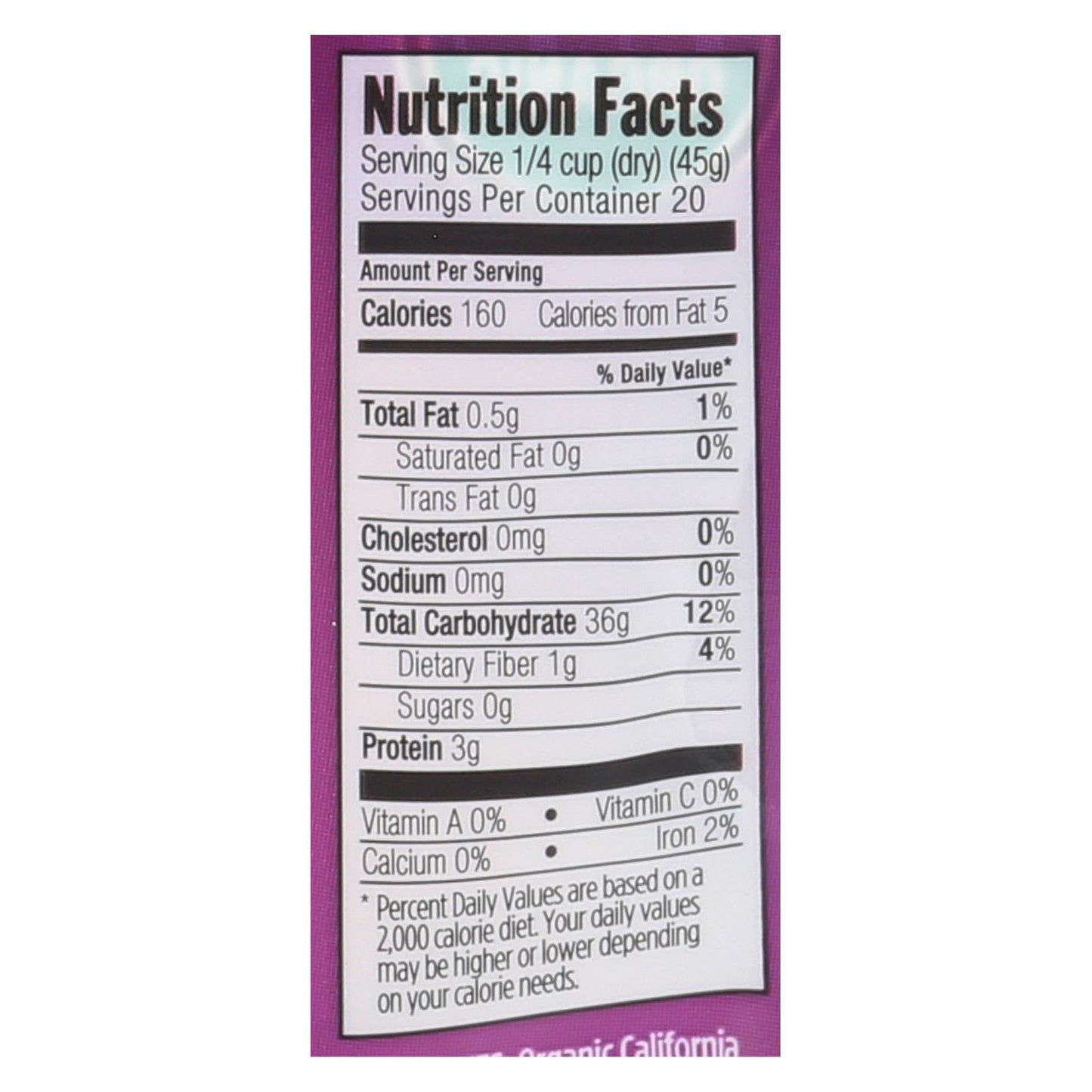 Lundberg Family Farms Organic California White Jasmine Rice - 2 Lbs., Pack of 6