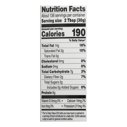 Once Again Organic Creamy Peanut Butter, No Salt, 9 lb. Bulk