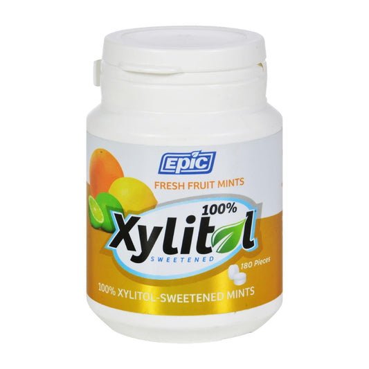 Epic Dental Xylitol Mints: Sugar-Free, Teeth-Whitening (180 Count)