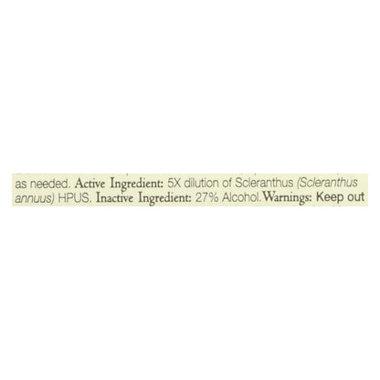 Bach Scleranthus Flower Essence - 0.7 Fl Oz