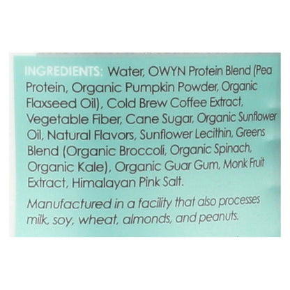 What You Need: Plant-Based Protein Shake & Cold Brew Coffee (12 Fl Oz) - 12-Pack