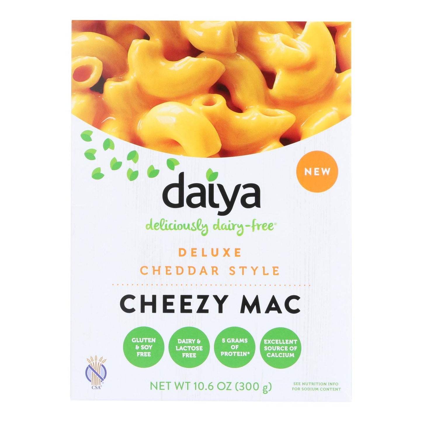 Daiya Foods Cheezy Mac Deluxe Cheddar Style Dairy-Free 8-Pack (10.6 Oz. Each)