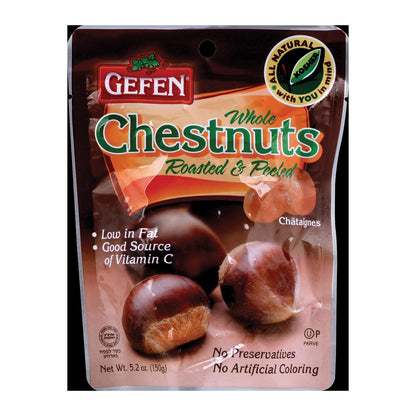 Gefen Low Fat Whole Chestnuts (12 Pack) - 5.2 Oz.