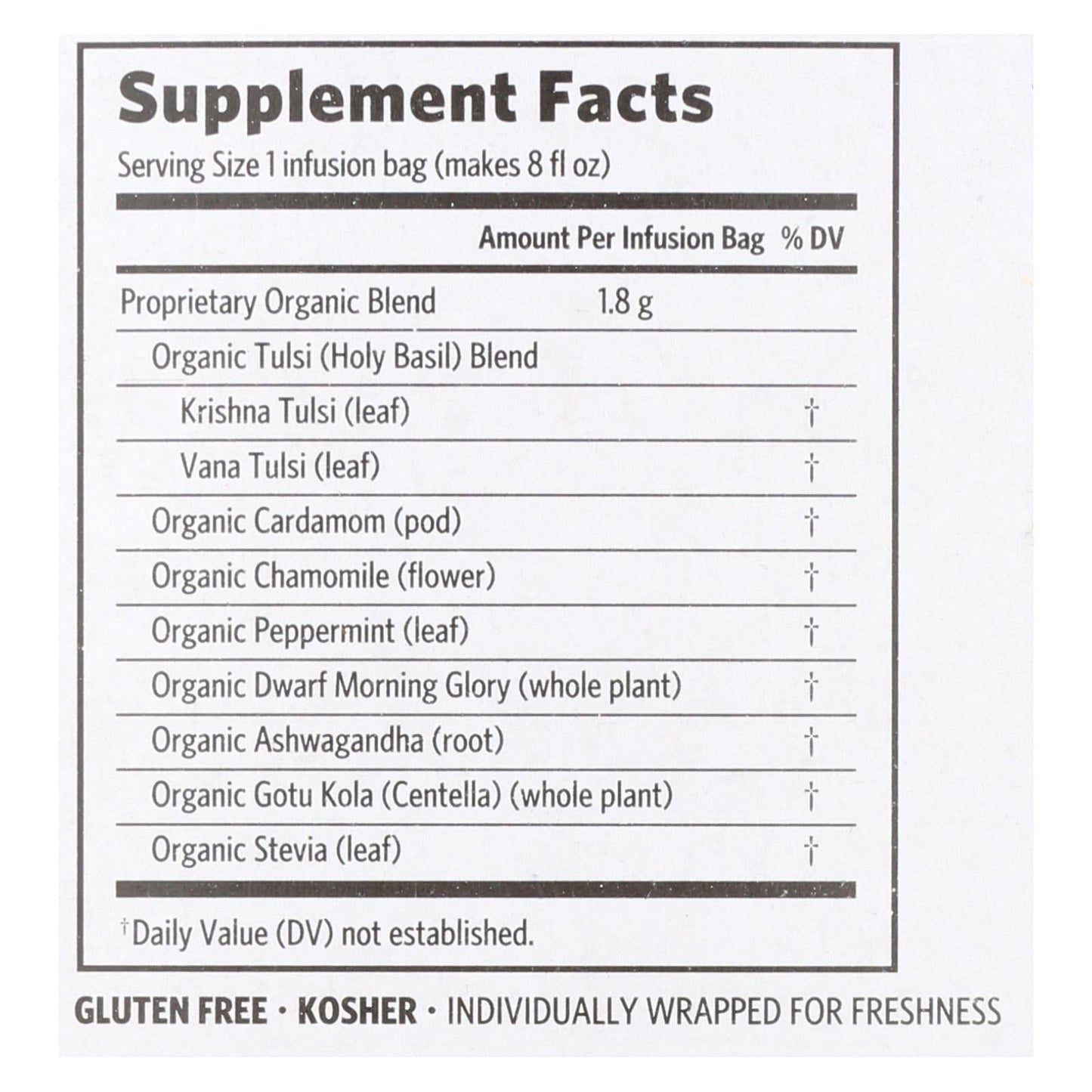 Organic India Tulsi True Wellness Sleep Tea (18 Tea Bags)