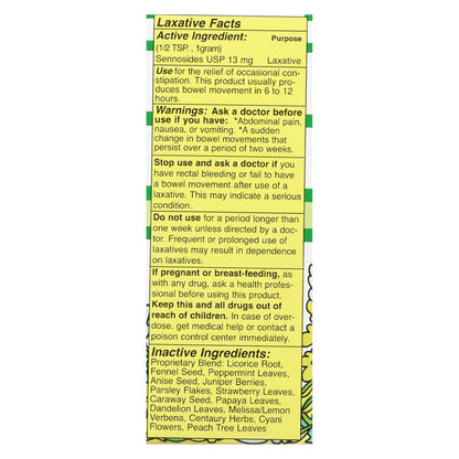 Swiss Kriss Herbal Laxative Flakes, Natural Senna Leaf Formula for Gentle Overnight Relief, 1.5 Oz