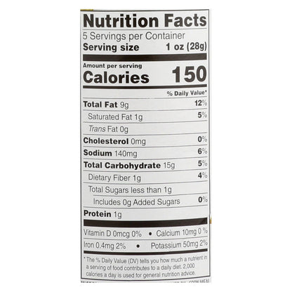 Sensible Portions Garden Veggie Chips, Sea Salt (Pack of 12) - 5 Oz. Canister