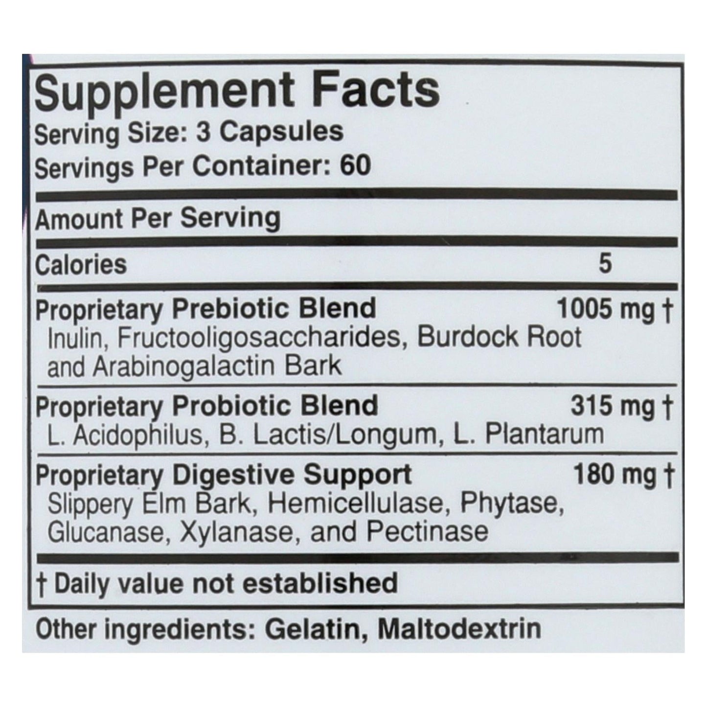 Health Plus Prebiotic Formula Colon Cleanse Max: 180 Capsules