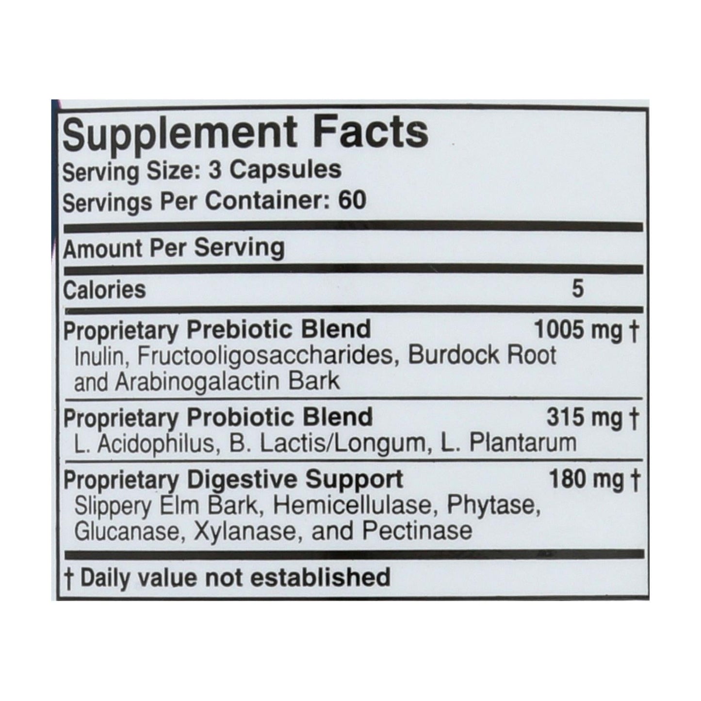 Health Plus Prebiotic Formula Colon Cleanse Max: 180 Capsules