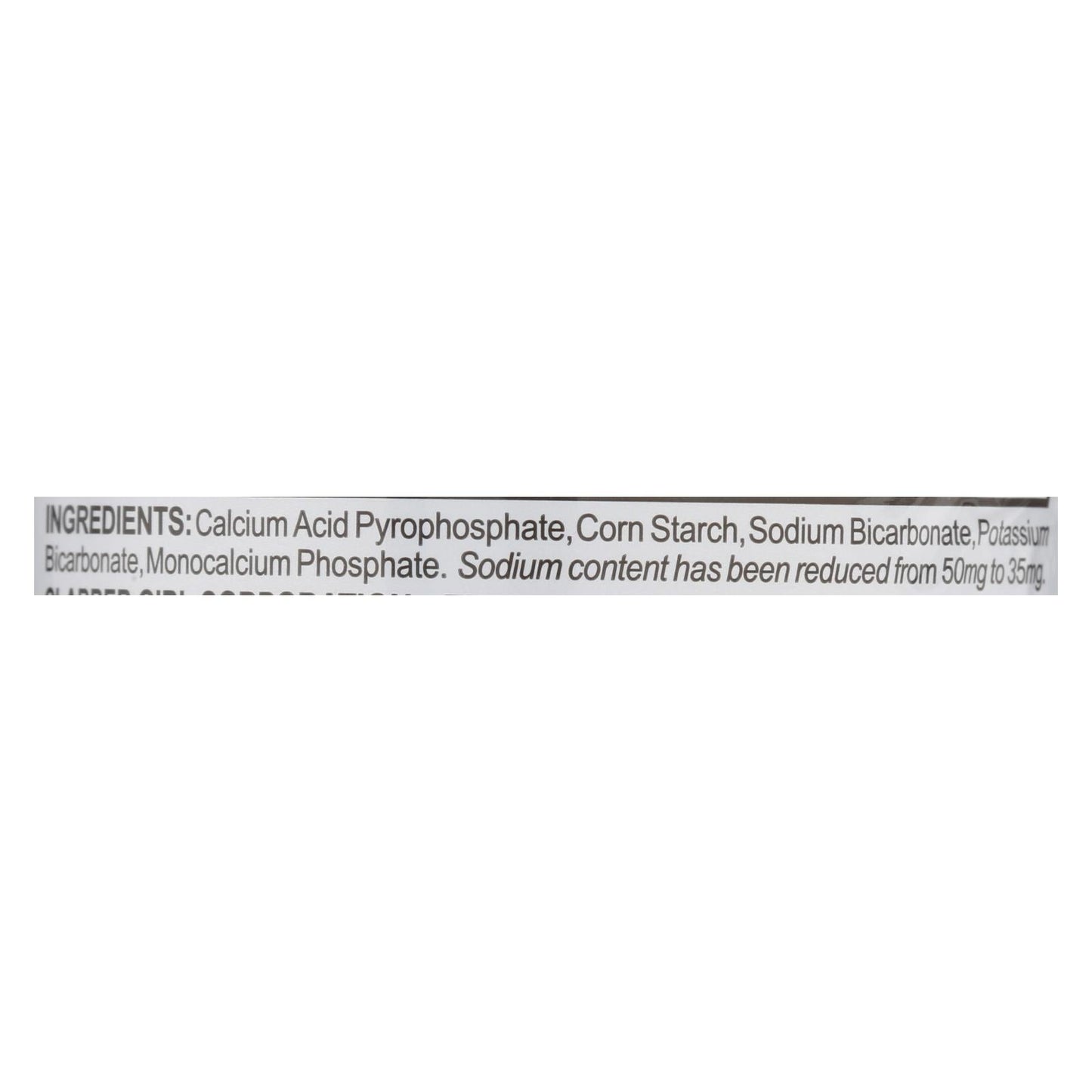 Rumford Baking Powder, Low Sodium, 4 Oz. (Pack of 24)