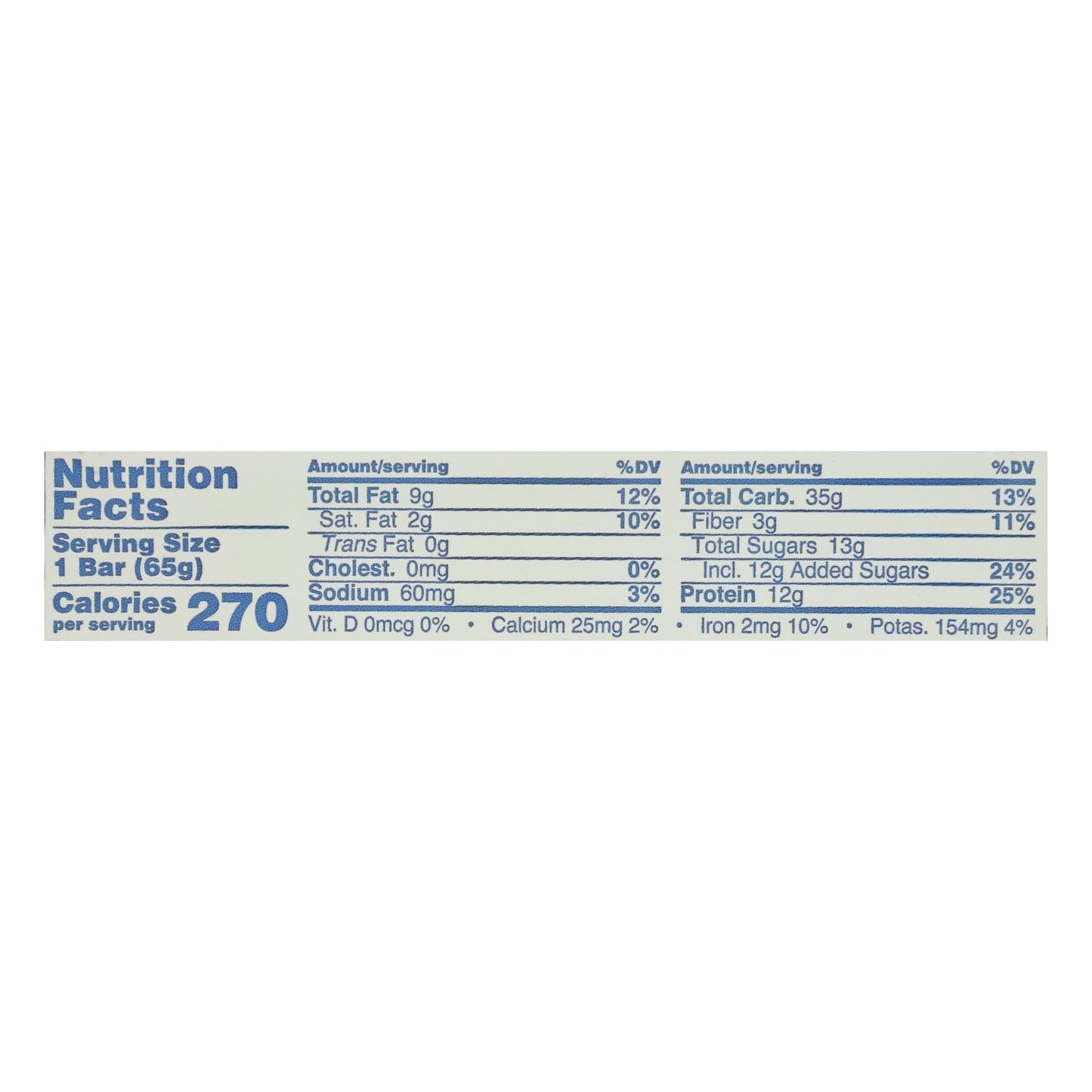 Gomacro Oatmeal Chocolate Chip MacroBar, Case of 12 x 2.3 oz