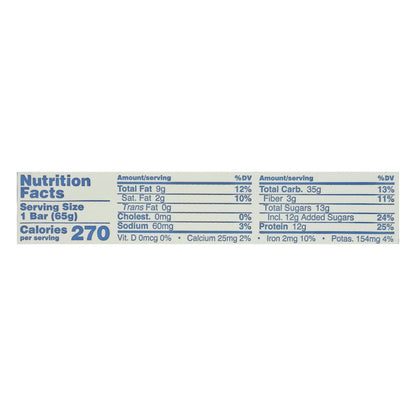 Gomacro Oatmeal Chocolate Chip MacroBar, Case of 12 x 2.3 oz