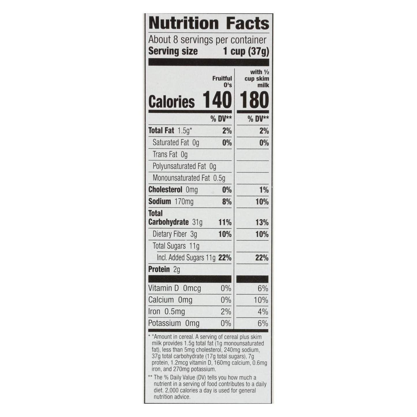 Cascadian Farm Organic Fruitful Os Cereal: Wholesome Goodness for Breakfast Bowls (Pack of 10)