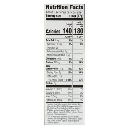 Cascadian Farm Organic Fruitful Os Cereal: Wholesome Goodness for Breakfast Bowls (Pack of 10)