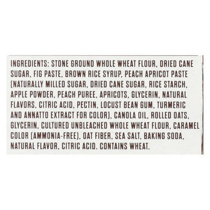 Nature's Bakery Stone-Ground Whole Wheat Fig Bar - Peach Apricot Delight (Pack of 6 - 2 Oz.)