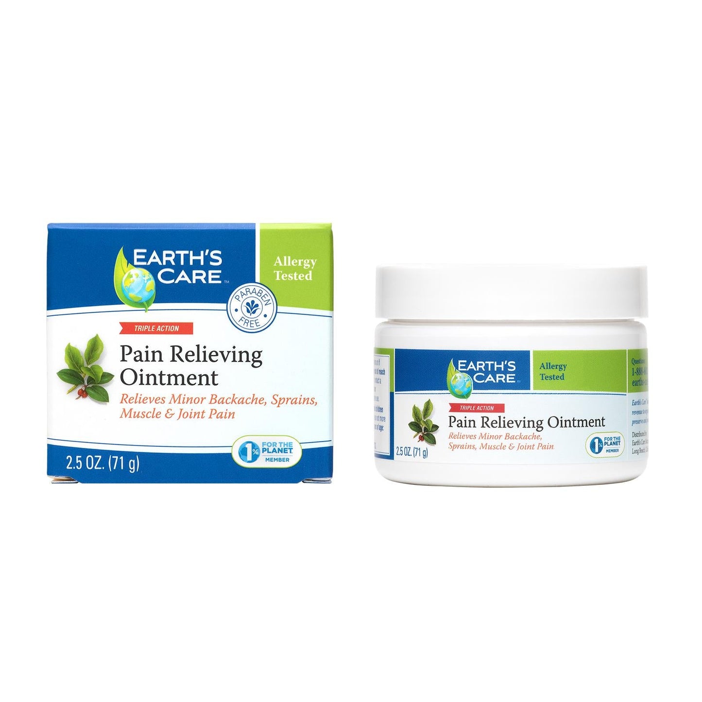 Earth's Care Pain-Relieving Ointment, 2.5 Oz. Pack
