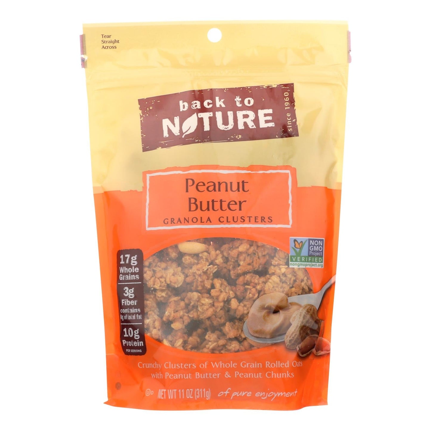 Back To Nature Peanutty Goodness Granola (Pack of 6 - 11 Oz.)