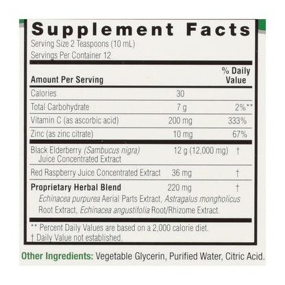 Nature's Answer Sambucus Extract for Immune Support, 4 Fl Oz