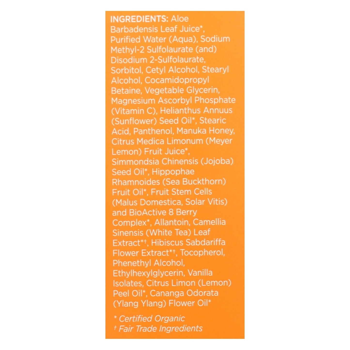 Andalou Naturals Meyer Lemon Creamy Cleanser for Combination Skin