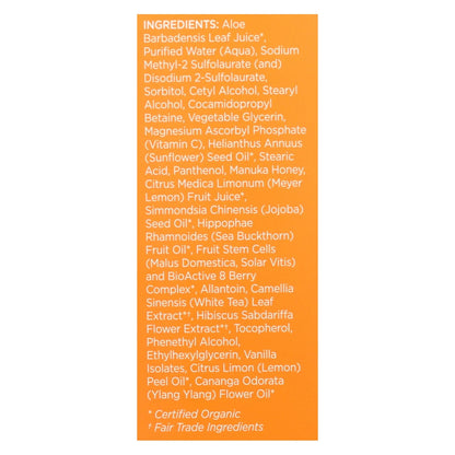 Andalou Naturals Meyer Lemon Creamy Cleanser for Combination Skin