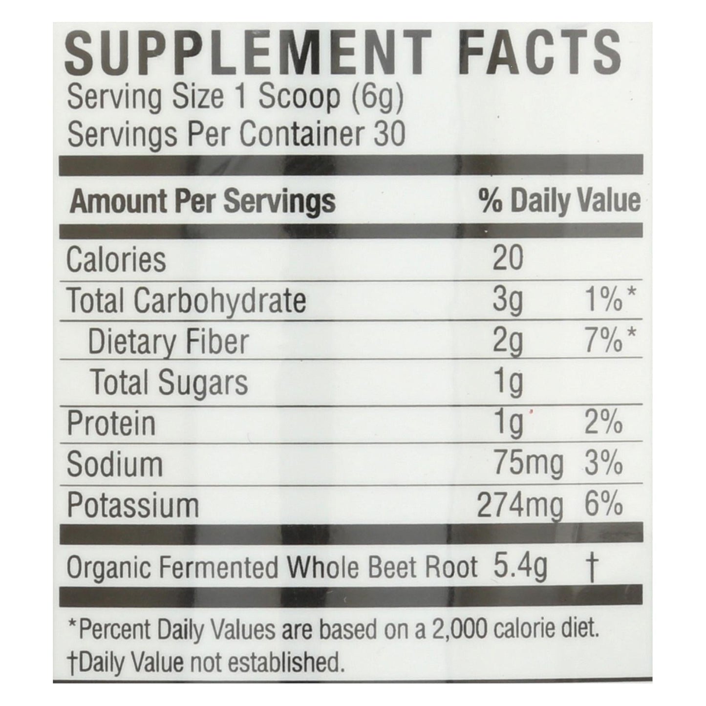 Nature's Answer Whole Beets Root Powder for Heart Health, 6.34 Oz. Jar