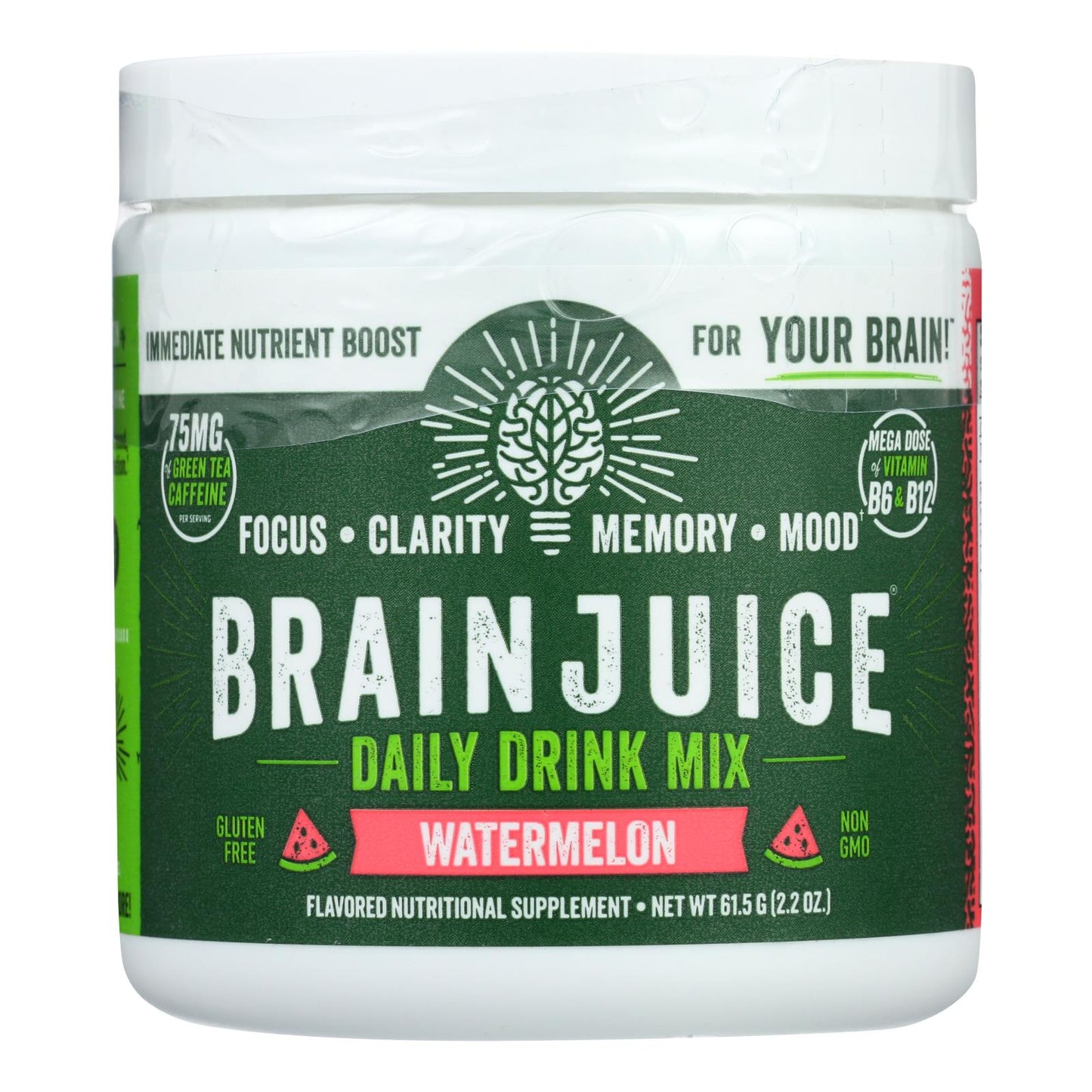 Brain Juice Watermelon Powder, Original, 2.2 Oz.